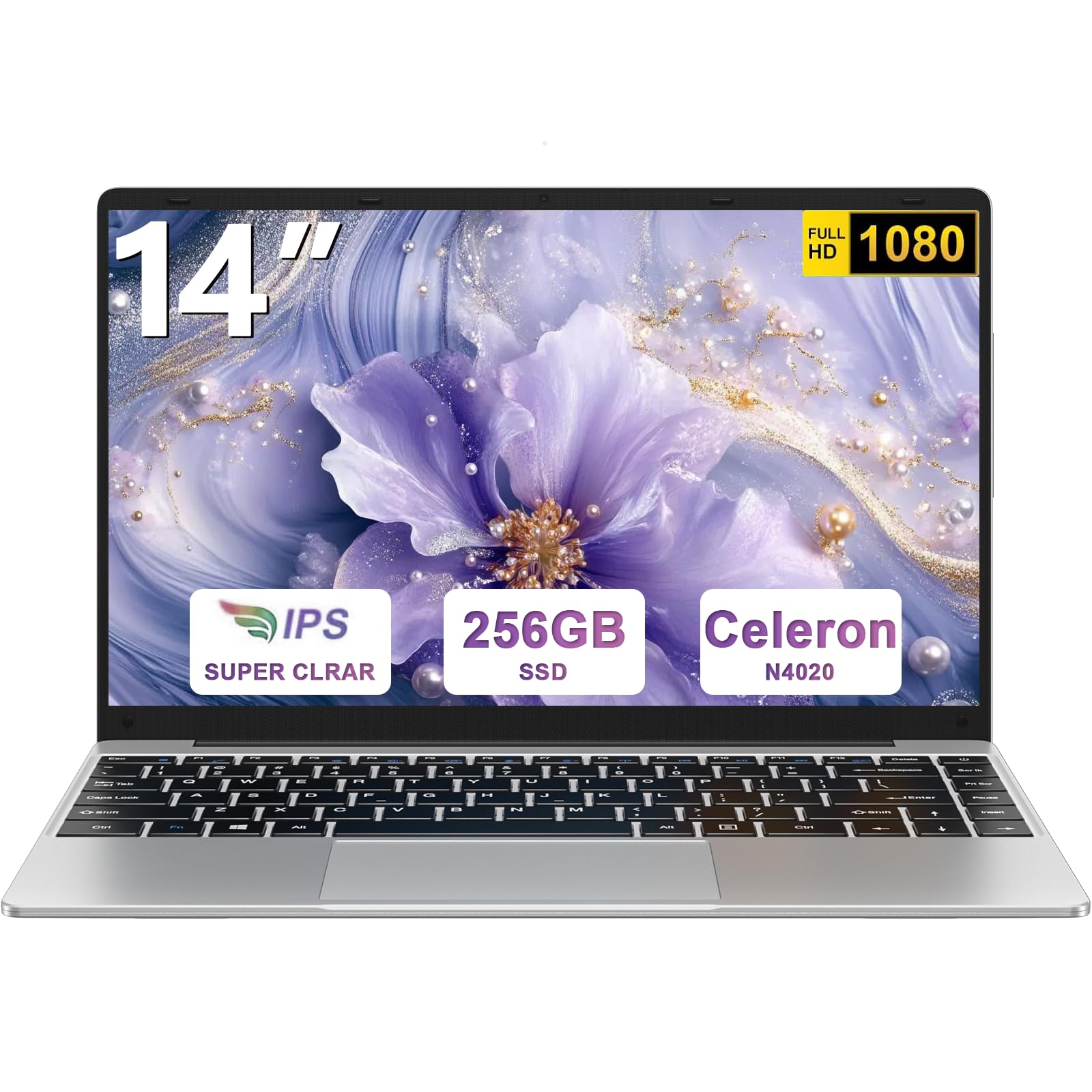 2025 Newest Ordenador Portátil 14 Pulgadas Win 11 con 5G WiFi